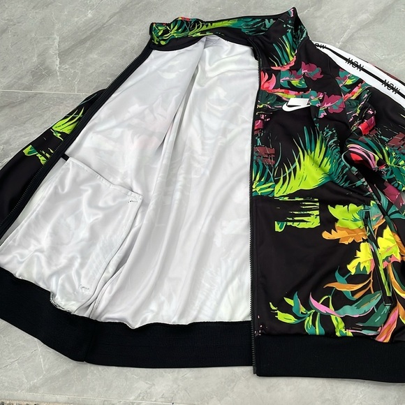 *Rare* Men’s Nike NSW Palm Tree All Over Print Track Jacket Miami Nights Large - Picture 10 of 16